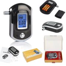Professional Digital Breath Alcohol Tester Breathalyzer with LCD Dispaly with11 Mouthpieces AT6000 Hot Selling dfdf 2024 - buy cheap