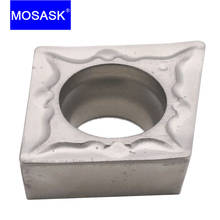 MOSASK CCMT060204-FG ZN60 80 Degree Rhombus Steel Machining CNC lathe Cemented Carbide Turning Cermet Insert 2024 - buy cheap