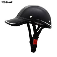 WOSAWE спортивная шапка для верховой езды, Половина шлема, бейсбольная кепка, MTB, Велоспорт, роликовый скейтборд, скутер, мотоциклетные шлемы, защитная жесткая шапка 2024 - купить недорого