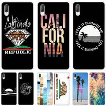 California trees Beach Surf Case For Sony Xperia X XA XA1 XA2 Ultra L1 L2 L3 XZ3 M4 Aqua Z3 Z5 Premium E5 XZ XZ1 XZ2 Compact 2024 - buy cheap