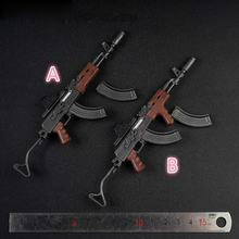 Figura de acción de soldado AK47, escala 1/6, grano de madera con tope, arma táctica, Rifle, modelo de pistola, juguetes para 12" 2024 - compra barato