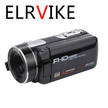 ELRVIKE 2021 Новая цифровая камера Full HD 1080P 16x зум-рекордер мини-видеокамера 3 ''Touch DV DVR 24MP видеокамера 2024 - купить недорого