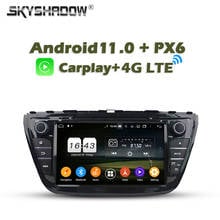 720P Carplay Auto Android 11.0 8G+128G LTE Car DVD Player DSP GPS RDS Radio wifi Bluetooth 5.0 for Suzuki S-X4 S Cross 2014-2016 2024 - buy cheap