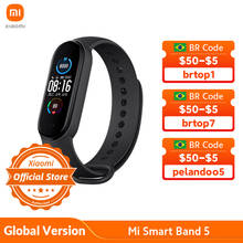 Xiaomi Mi Band 5 Global Version Smart Bracelet 5 Color AMOLED Screen Miband 5 smart band Fitness Tracker Bluetooth Waterproof 2024 - buy cheap