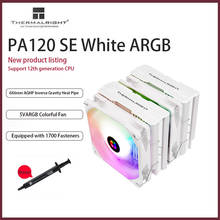 Ventilador termalderecho PA120 blanco ARGB 6 Heatpipe doble 120mm PWM para LGA2066 1200 115x AM4 CPU, ventiladores de refrigeración 2024 - compra barato