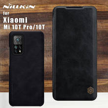 Nillkin para xiaomi mi 10t pro 5g caso qin couro do plutônio completo 360 caso de telefone capa protetora para xiaomi mi 10t 2024 - compre barato