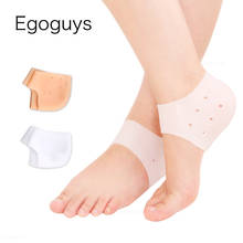 2pcs Silicone Heel Socks Gel Footing Care Pad With Hole Feet Cracked Skin Moisturizing Foot Care Anti Cracking Protective Sleeve 2024 - buy cheap
