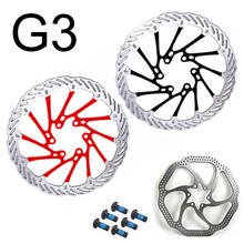 G3 Bicycle Disc Brake Rotor HS1 Stainless-Steel 6 Bolts mtb disc brake 140/180/203/160MM disc brake pad For Shimano Sram part 2024 - buy cheap