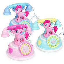 Unicorn Phone Toy Baby Kids Playing Juguetes Educational Learning Music Toys Cute Cartoon Voice Telephone Machine Birthday Gift 2024 - buy cheap