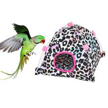 Bird Parrot Tent House Hammock Hanging Cage Nest Bed Pet Supplies with Soft Pad 2024 - buy cheap