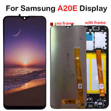 ЖК-дисплей для Samsung Galaxy A202F/DS A20E ЖК-дисплей + кодирующий преобразователь сенсорного экрана в сборе запасная часть 100% тест для A20E Lcd 2024 - купить недорого