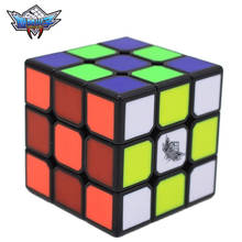 Ciclone original meninos feiku 3x3x3 telha cubo mágico preto desafio profissional 3x3 velocidade cubo mágico jogo brinquedos para crianças 2024 - compre barato