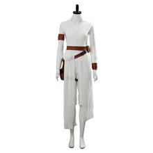 Star Cosplay Wars Cosplay Rey Costume Uniform Tops +Pants Suit Halloween Carnival Costume 2024 - buy cheap