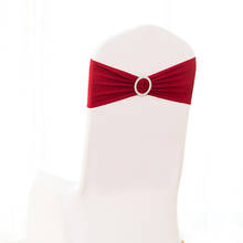 Bandas elásticas de LICRA para silla de boda, cubierta de nudo para silla de banquete, Universal 2024 - compra barato