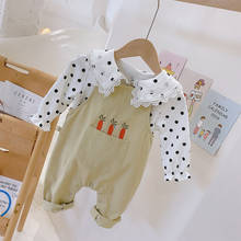 MILANCEL 2021 Autumn New Kids Clothes Solid Carrot Cute Loose Overalls 2024 - buy cheap