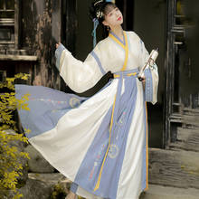 2020 Chinese Traditional Dress Hanfu Women Ancient Han Dynasty Princess Clothing Daily Hanfu Festival Outfit Fairy Dress SL3444 2024 - buy cheap