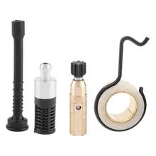 Bomba de aceite de motosierra, juego de filtro de tubería de aceite de engranaje de tornillo sin fin, Kits de accesorios para jardín, herramienta para patio interior y exterior para STIHL MS 250 MS230 MS 21 U4LA 2024 - compra barato