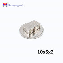 500pcs Cuboid Powerful Small Neodymium Magnet Block Permanent N35 NdFeB Strong Rectangle Magnetic Magnets 10x5x2 Mm Wholesaler 2024 - buy cheap