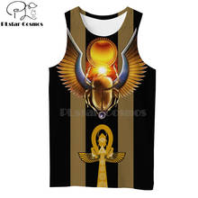 PLstar Cosmos Horus-Chaleco de verano Unisex, camiseta sin mangas con estampado de 3D, Dios Egipcio, Ojo de Egipto, Faraón Anubis, símbolo de cara 2024 - compra barato