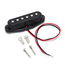 Black Single Coil Sound Pickup for 6 Strings Electric Guitar Harmonious Easy to Install 2024 - buy cheap