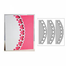 New Layered Heart Arch Border Frame 2020 Metal Cutting Dies for DIY Scrapbooking and Card Making Decor Embossing Craft No Stamps 2024 - buy cheap