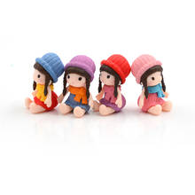 1Pc Mini Girl Doll DIY Micro Landscape Dolls Fairy Garden Miniatures Decor Dollhouse Figures 2024 - buy cheap