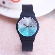 Reloj de pulsera informal de goma para mujer y niña, Reloj sencillo con caja de cuarzo, novedad de 2021 2024 - compra barato