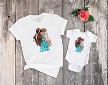 1PC Mama's Girl Matching T-Shirts Mommy and me outfits Mother Daughter shirts Gift for New Baby 2024 - buy cheap