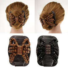 1 Pcs Beauty Thick Hair Double Clip Combs Bun Maker Hair Accessories Headwear for Girls Women - Easy Updo-Holds Long Short Hair 2024 - buy cheap