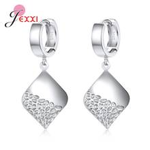 Simple S925 Silver  Earrings for OL Lady Fine Sterling Silver 925 Butterfly Geometric Hook Lever Back Huggie Pendientes Jewelry 2024 - buy cheap