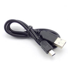 Mini USB 2.0 A Male to Mini 5 Pin male B Connector Data Charging Cable Cord Adapter extension Charge DC 5v Line wires 2024 - compre barato