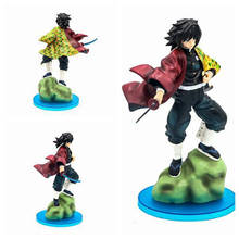 Devil's Blade Anime Figure Tomioka Giyuu Fight Statue Demon Slayer Action Figure Japan Manga Kimetsu No Yaiba Model Toys Decor 2024 - buy cheap