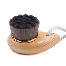 Wooden Handle Makeup Brushes Skin Care Massager For Face  Beauty Cleaner Instruments Home Use Wash Devices Facial Cleansing 2024 - buy cheap