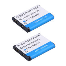 Batería de EN-EL19 ENEL19, 1200mAh, para Nikon Coolpix S32, S33, S100, S2500, S2750, S3100, S3200, S3300, S3400, S3500, S4100, S4150, S4200, L10. 2024 - compra barato