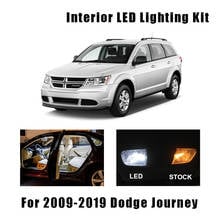 11pcs White Canbus LED Interior Light Map Dome Bulbs Kit Fit For Dodge Journey 2009-2016 2017 2018 2019 Trunk License Lamp 2024 - buy cheap