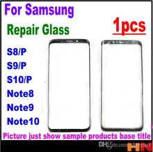 1 шт. Оригинальная передняя внешняя стеклянная крышка объектива для Samsung S6 S7 edge S8 S9 S10 Plus note 8 9 10 сменная крышка для экрана 2024 - купить недорого