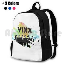 Vixx-mochila de senderismo al aire libre, impermeable, para acampar, viajar, Kpop, Vixx, Hongbin, Leo, Hyuk, Ken, Ravi, acuarela, Cha, Hakyeon, música colorida 2024 - compra barato