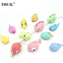 2021 NEW Cute Cable Organizer Cartoon Protector USB Charging Data Line Cord Protector holder Cover Case organizer Cable Wire 2024 - buy cheap