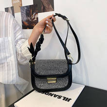 Брендовая роскошная дизайнерская сумка через плечо для женщин 2021, модная простая сумка через плечо из искусственной кожи, женская летняя винтажная сумка 2024 - купить недорого