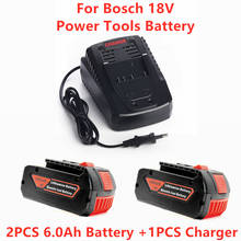 Batería de iones de litio de 18V para herramientas eléctricas inalámbricas, indicador LED para Bosch BAT609, BAT610G, BAT618G, BAT619, BAT621, 6.0ah/8.0ah/10.0Ah 2024 - compra barato