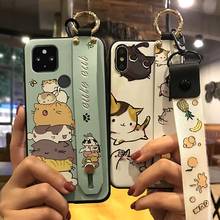 Soft Cover Phone Case For Google Pixel 4A 5G Waterproof Lanyard Soft Case For Woman Wristband Cute 2024 - buy cheap