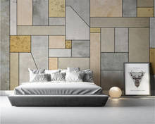 Beibehang-papel tapiz personalizado, foto nórdico abstracto, Líneas geométricas, Fondo de TV, papel de pared, mural 3d para sala de estar y dormitorio 2024 - compra barato