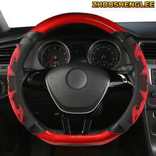 ZHOUSHENGLEE Microfiber Leather Car Steering Wheel Cover For Chevrolet Cruze Captiva Lacetti Aveo Niva Spark Sonic Trax Camaro 2024 - buy cheap