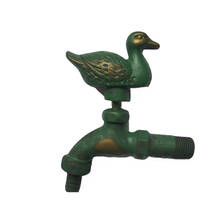 Grifo decorativo con forma de Animal para jardín, llave de pato de latón antiguo, para lavado de mopa, riego de jardín 2024 - compra barato