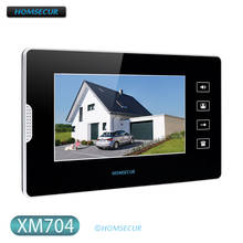 Monitor de intercomunicación XM704 con pantalla de 7 pulgadas, sistema de intercomunicación de teléfono y puerta, para HOMSECUR, serie HDS 2024 - compra barato