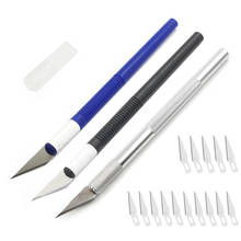 MYPOVOS ABS/MetalScalpel Knife Non-slip Cutter Engraving Craft Knives Blades for Scalpel Stationery PCB Repair DIY Hand Tools 2024 - buy cheap
