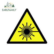 EARLFAMILY 13cm x 11.5cm Car Sticker Decal Vinyl Bike Motorcycle Science Laboratory Safety Signs Bumper Car Decoration 2024 - buy cheap