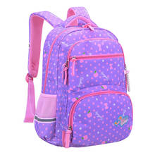 New 2021 Girl Dot Printed Primary Middle Bookbag Waterproof School Backpacks For Girls Kids School Bags Children Gift 2024 - buy cheap