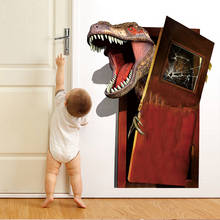 3d dinasour vívido adesivos de parede sala estar quarto decoração da parede casa arte mural 2024 - compre barato