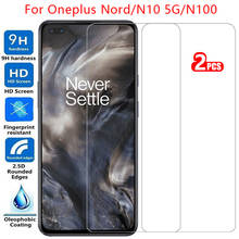 tempered glass screen protector for oneplus nord n10 5g n100 case cover on one plus n 10 100 10n 100n protective phone coque bag 2024 - buy cheap